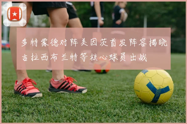 多特蒙德对阵美因茨首发阵容揭晓吉拉西布兰特等核心球员出战